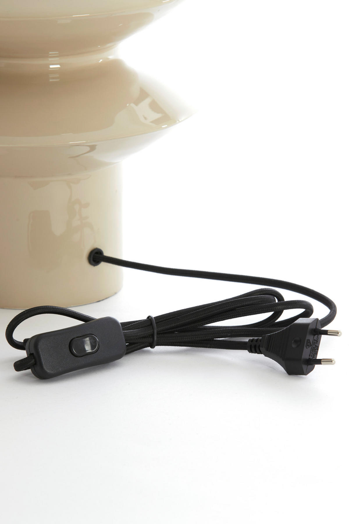 LAMPENFUSS Petch Grau Ø22/26 cm - Grau, Metall (22/22/26cm) - Light & Living