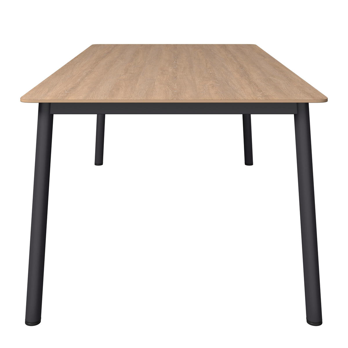 GARTENTISCH Jannis Anthrazit/Naturfarben - Anthrazit, Metall (200/100/75cm) - Sonstige