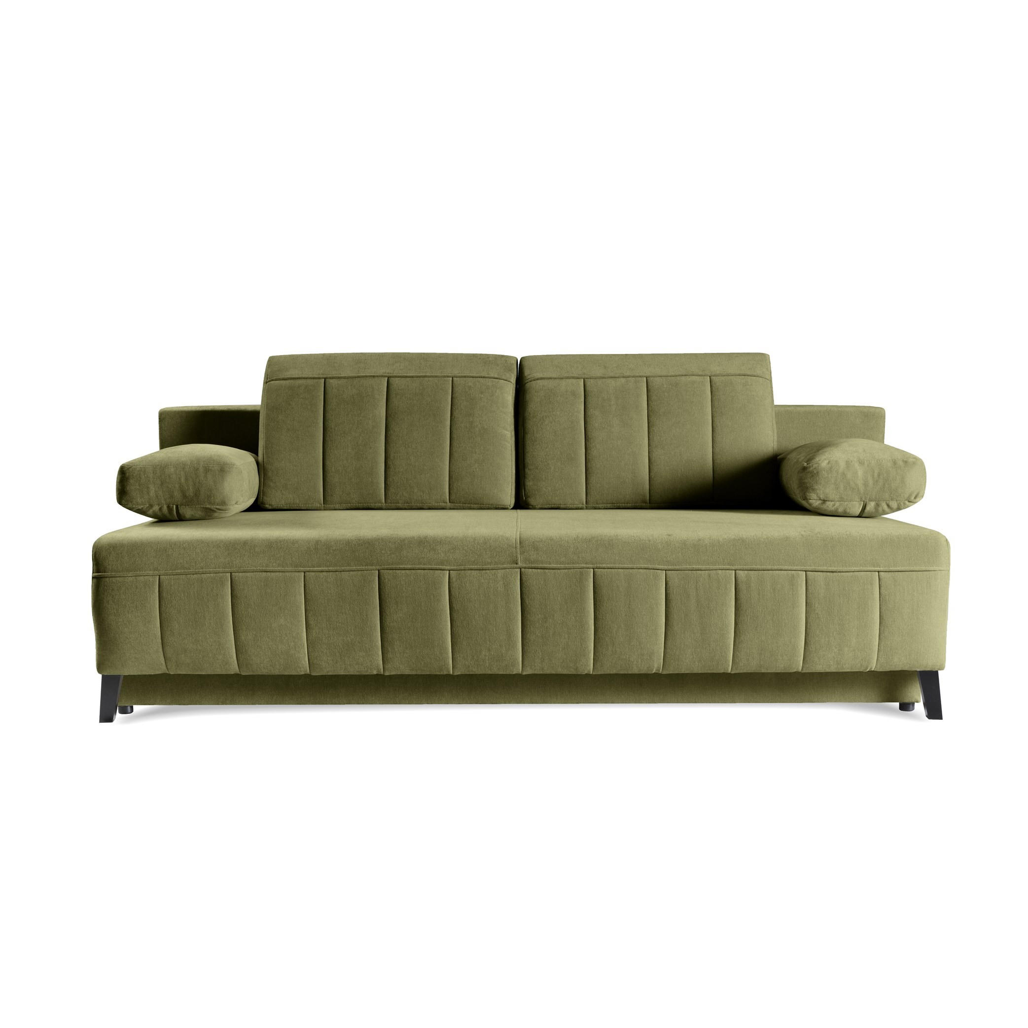 SCHLAFSOFA Aruna, Hellgrün - Hellgrün, Textil/Metall (200/90/98cm) - Bettso