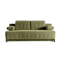 SCHLAFSOFA Aruna, Hellgrün - Hellgrün, Textil/Metall (200/90/98cm) - Bettso
