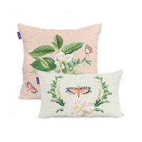 KISSENBEZUG azahara 50x50 + 50x30 cm mehrfarbig - Multicolor, Textil (50/50cm) - Happy Friday