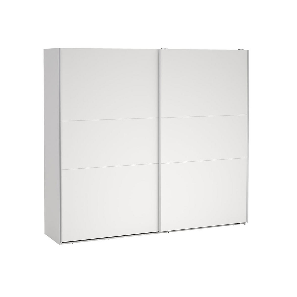 SCHIEBETÜRENSCHRANK, Como, Weiß, Holzwerkstoff, 244 x 67 x 221 cm - Weiß, Holzwerkstoff (244/221/67cm) - ebuy24