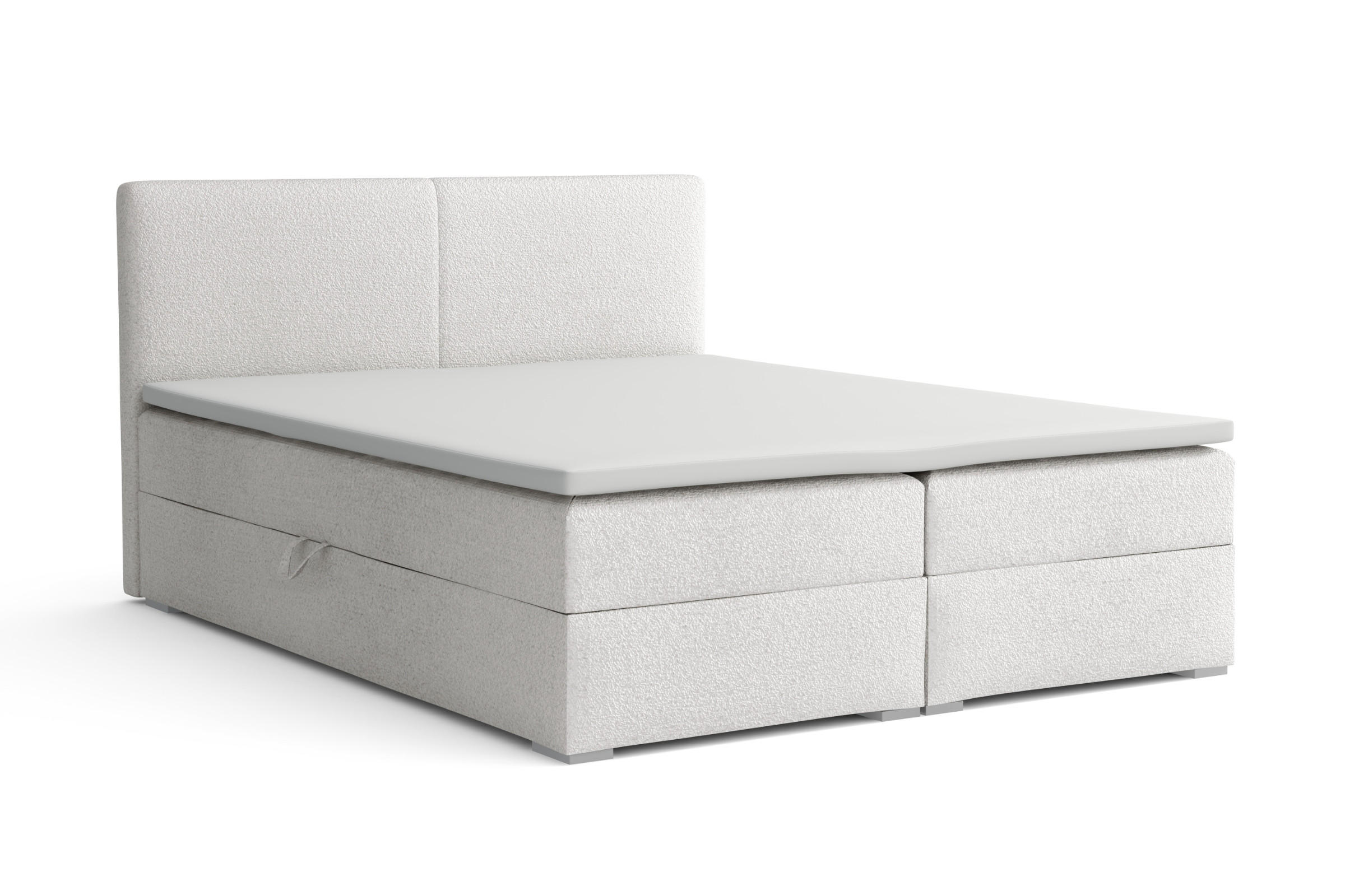 Deine Möbel 24 Boxbett Weiß 180x200 cm