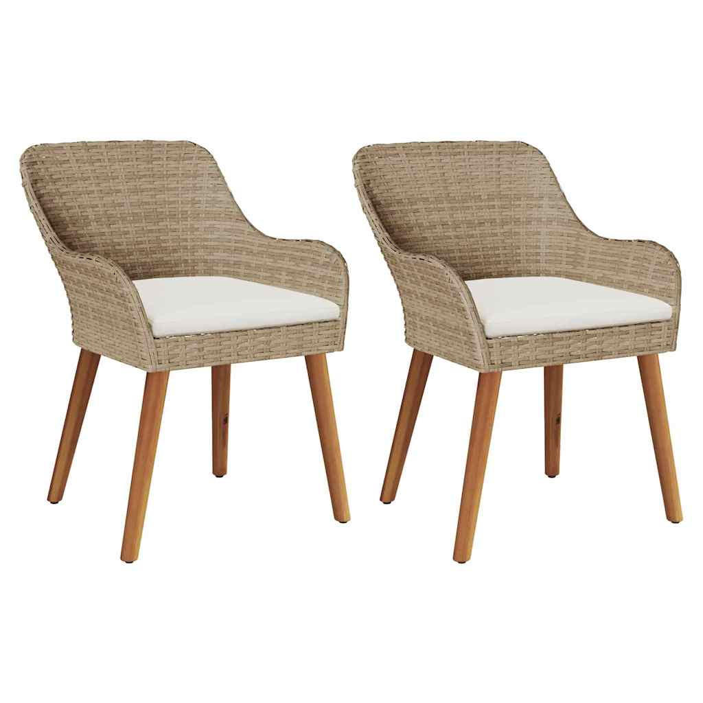 Deluke Gartenstuhl Beige 56x82x60 cm