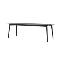 ESSTISCH ELLIS Schwarz 85x230x75 cm - Schwarz, Holzwerkstoff (230/85/75cm) - FURNLUX