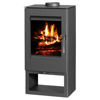 KAMINOFEN Conforto Toledo Stahl schwarz 7,1 kW - Schwarz, Kunststoff (80/175/120cm) - Conforto