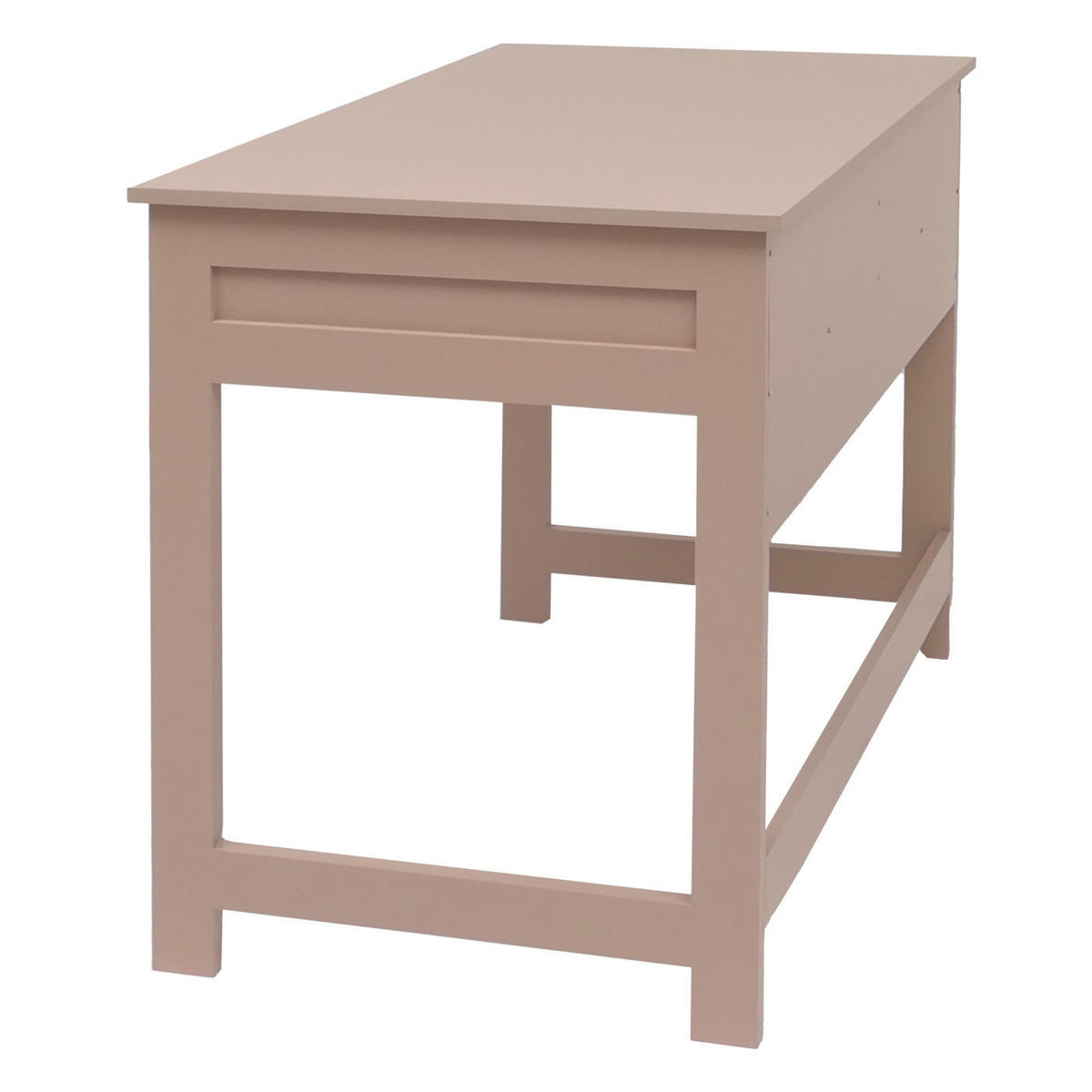 SCHREIBTISCH HxBxT 78x110x60cm Schublade Holz Helltaupe - Taupe, Holz (60/110/78cm) - PROREGAL