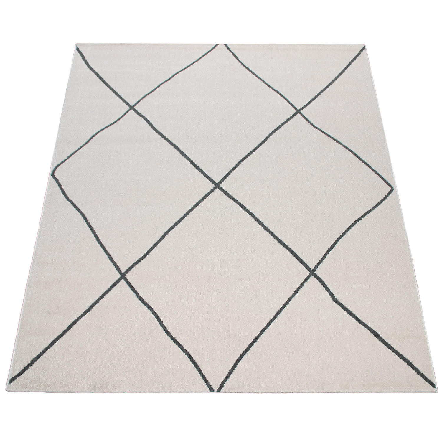 Paco Home Kurzflorteppich Weiß 120x170 cm