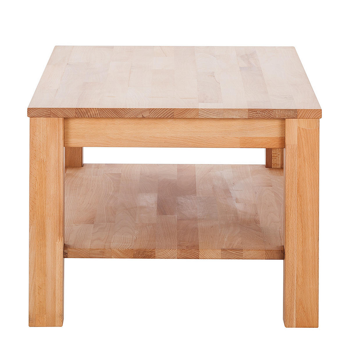 COUCHTISCH - Kernbuche Massiv - Kernbuche, Holz (60/100/45cm) - home24