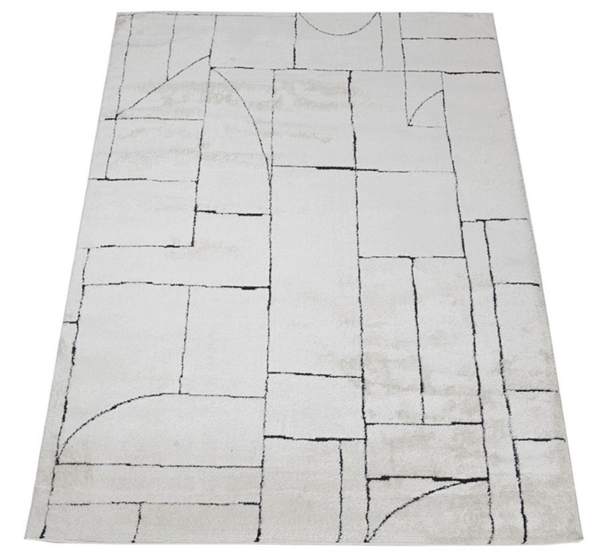 TEPPICH Shaggy Berber BRIGA Beige 133 x 190 cm - Beige, Textil (133/190cm) - Novatrend