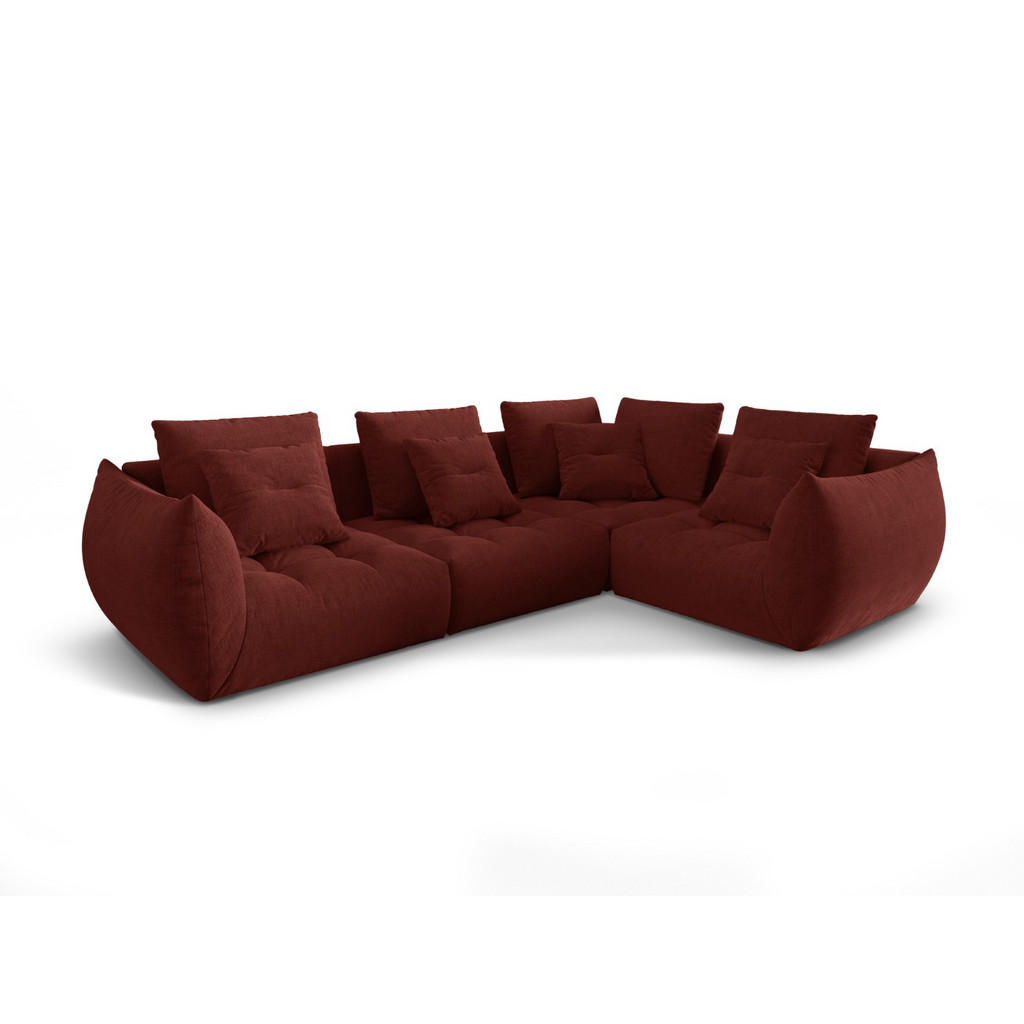 Thumbnail - Micadoni Ecksofa, Rot, Textil, 3-Sitzer, L-Form, 316x216 cm, Hergestellt in Europa, Oeko-Tex®, Wohnzimmer, Sofas & Couch...