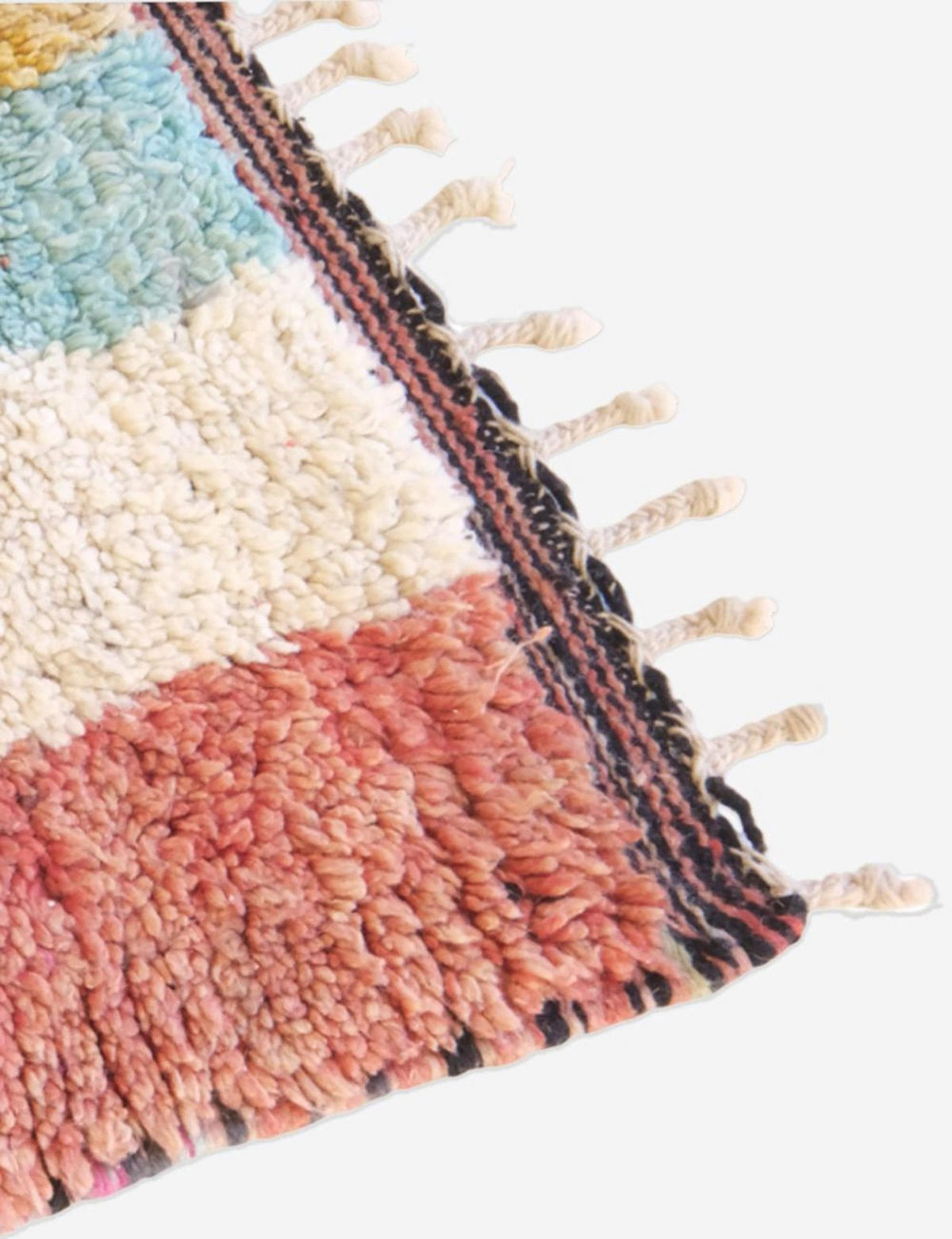 BERBERTEPPICH aus reiner Wolle 99x 148 cm - Multicolor, Naturmaterialien (99/148cm) - AFK Living