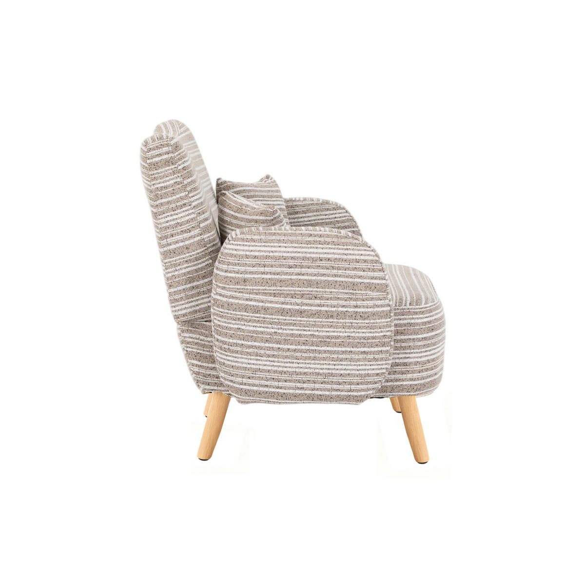 BIG SESSEL,Relaxsessel,Loungesofa,XXL-Sessel,Bouclé,Khaki - Braun, Textil (121/63/81.5cm) - LVHOM