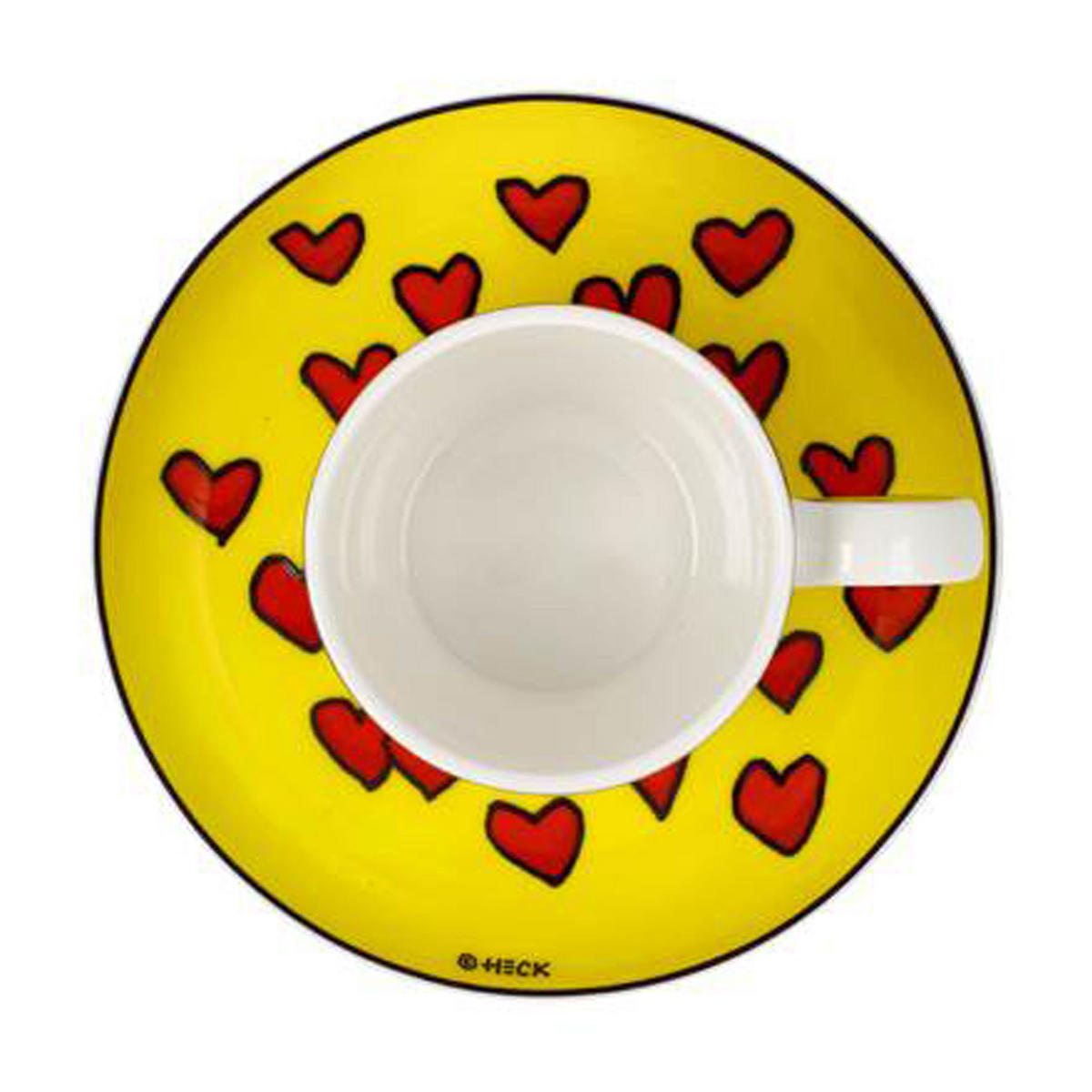 ESPRESSOTASSE Ed Heck - Love Cat, Fine Bone China - Multicolor, Keramik (0.1L) - Goebel