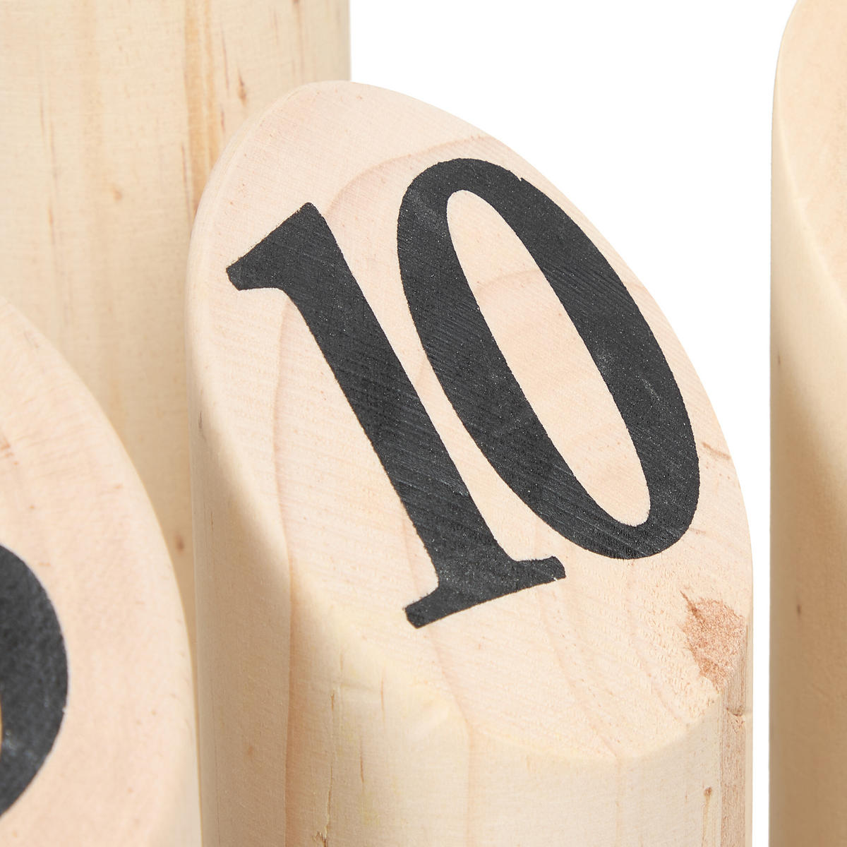 KUBB Wikingerspiel - Hellbraun, Holz/Textil (4.5/22.5/4.5cm) - Relaxdays