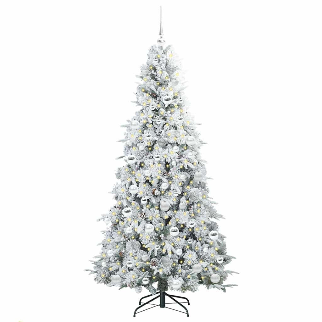vidaXL Weihnachtsbaum Weiß 180 cm