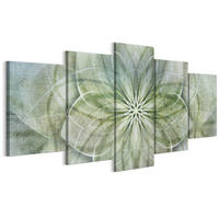 LEINWANDBILD Boho 5-tlg. 200x100 cm - Multicolor, Holz (200/100cm) - LUMASOUL