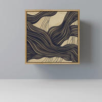 SIDEBOARD UNIFIED FRAGMENTS, Eichefarben, 57,5x42x57,5 cm, Ohne Füße - Eichefarben/Multicolor, Holzwerkstoff (57.5/57.5/42cm) - SpaceRebels