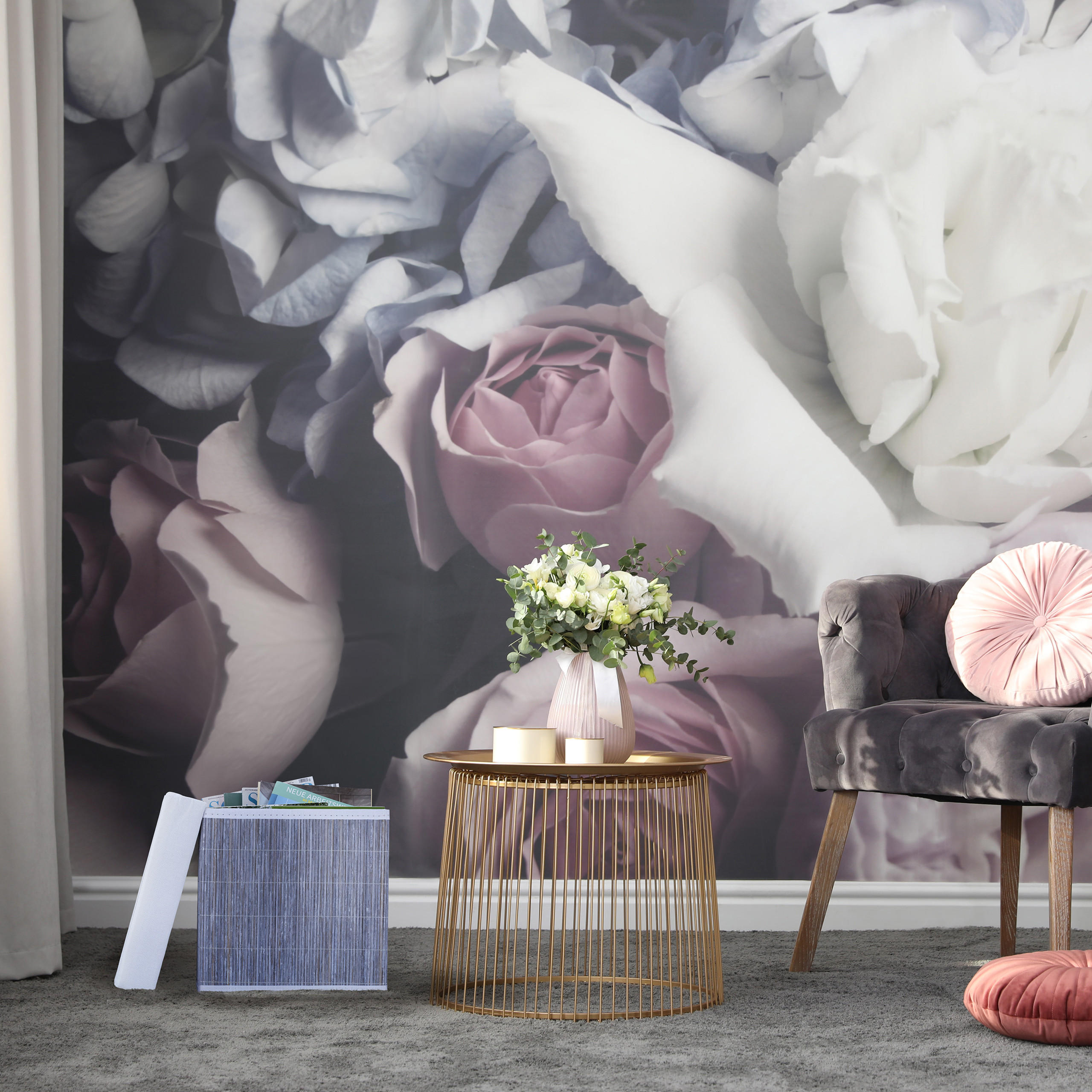 SITZHOCKER - Multicolor, Holz/Holzwerkstoff (35/35/35cm) - Relaxdays