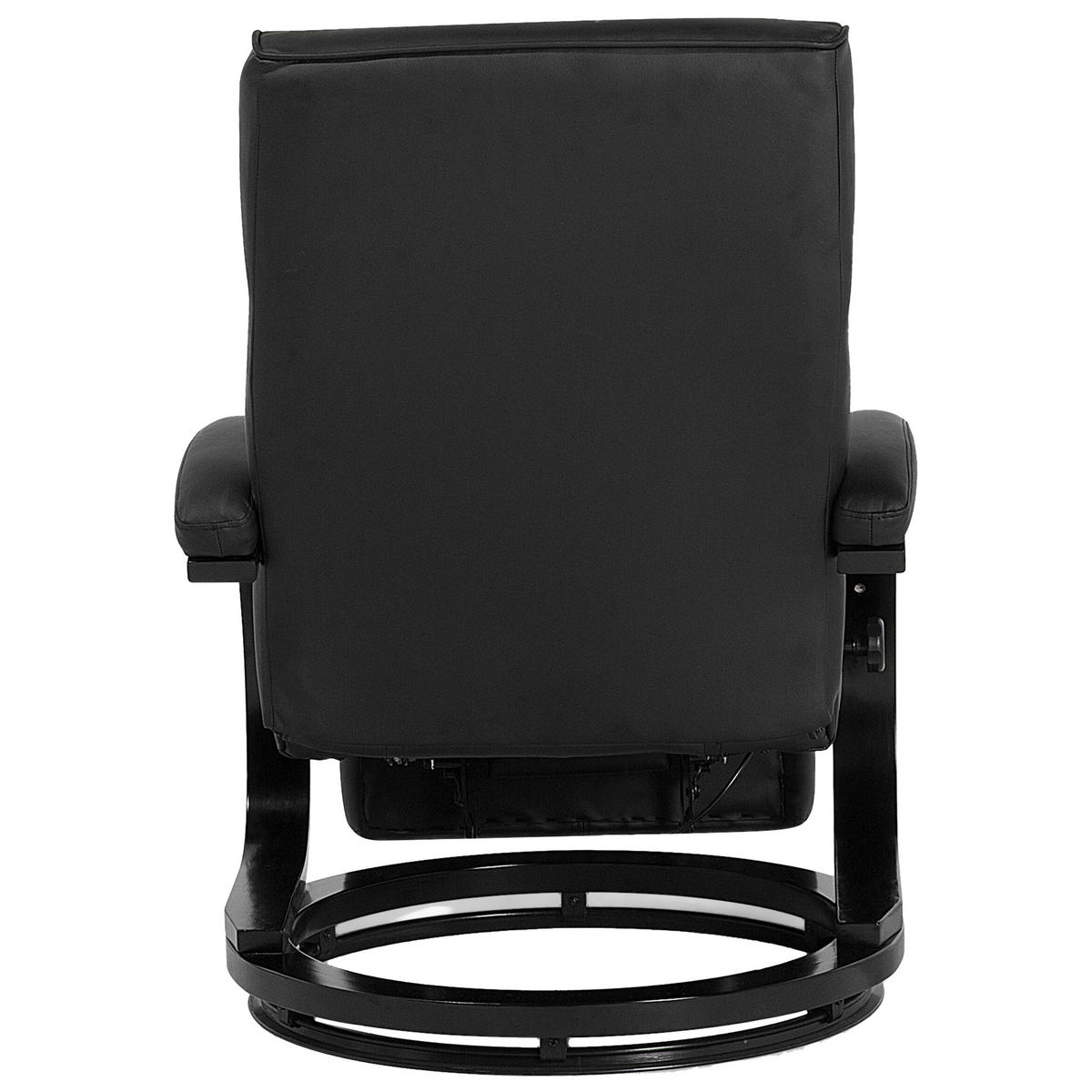 SESSEL Kunstleder Schwarz Might - Schwarz, Holz/Textil (67/97/86cm) - Beliani