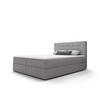 BOXBETT FADO 2 200x200, mit Matratze H3 und Topper, Cosmic 118 - Grau, Holz/Kunststoff (200/200cm) - Bedante