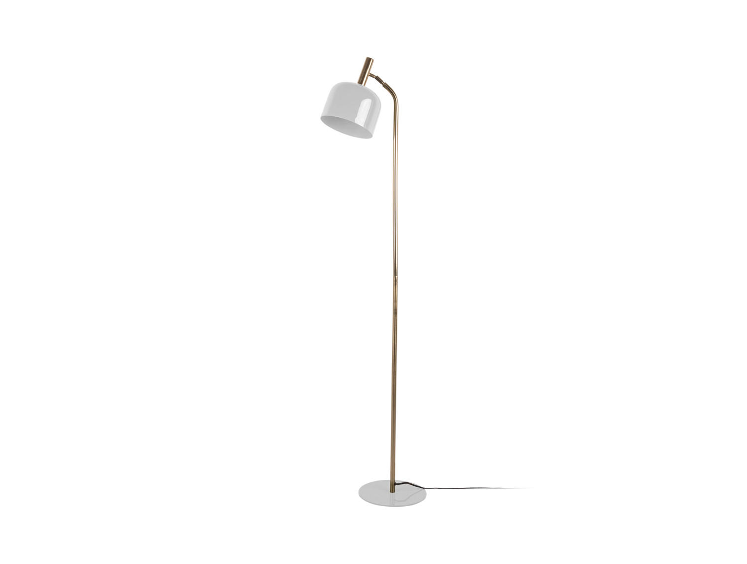 STEHLEUCHTE Smart 26/26/164 cm - Weiß, Metall (26/26/164cm) - Leitmotiv