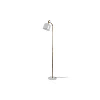 STEHLEUCHTE Smart 26/26/164 cm - Weiß, Metall (26/26/164cm) - Leitmotiv