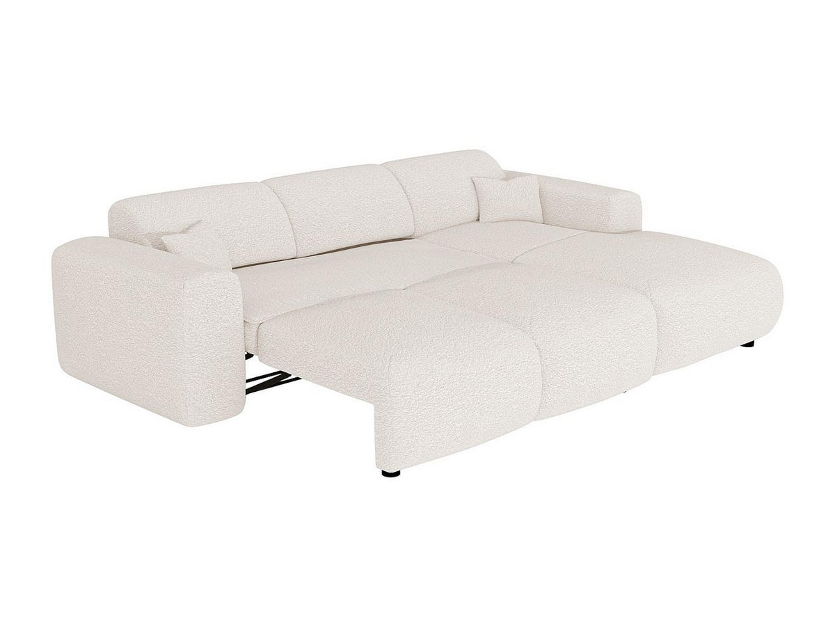 SCHLAFSOFA - 5 Personen - Stoff - Weiß - - Weiß, Textil (283/77/180cm) - Vente-Unique
