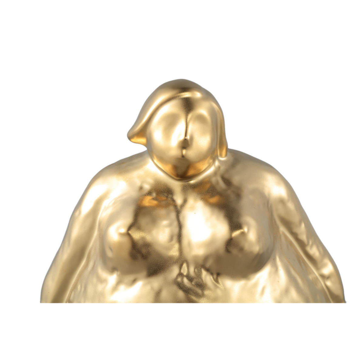 SKULPTUR Oday Gold 19/13.5/27cm - Goldfarben, Keramik (13.5/27/19cm) - PTMD Collection
