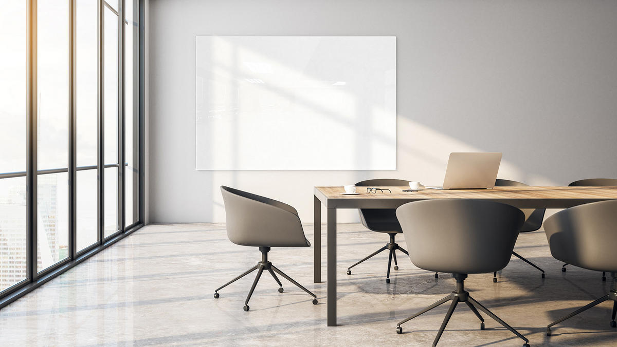 GLASBOARD - Premium SUPERWHITE Perlweiß 180x120cm - Weiß, Glas (180/120/0.7cm) - ALLboards