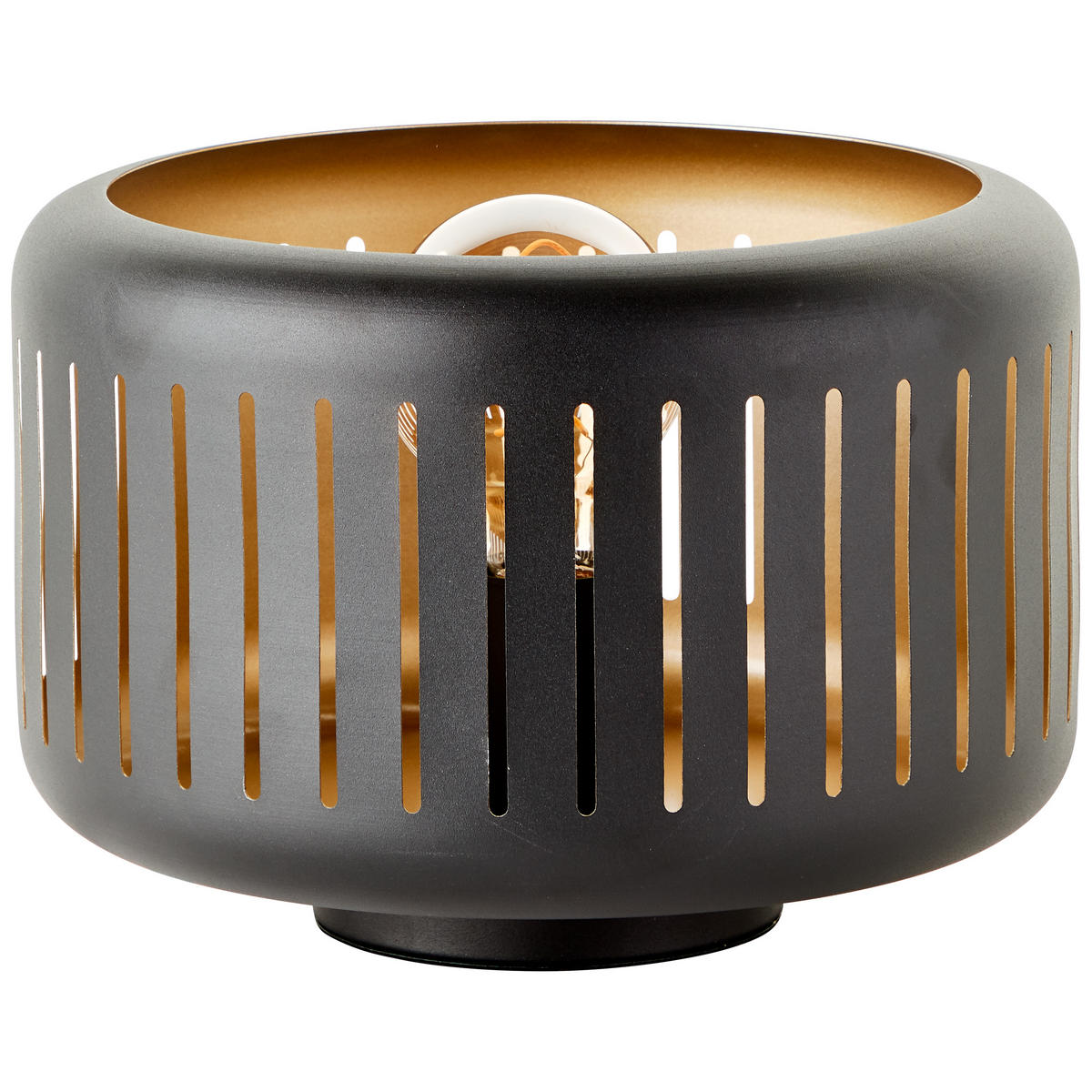 TISCHLEUCHTE Tyas 94520/86 - Schwarz, Metall (27/27/18.8cm) - Brilliant