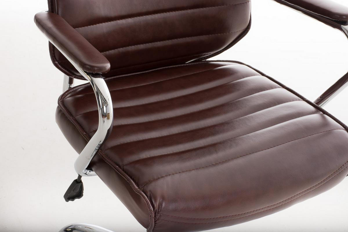 BÜROSTUHL Rocket V2, Bordeauxrot - Bordeaux, Textil/Metall (59/128/57cm) - TPFLiving