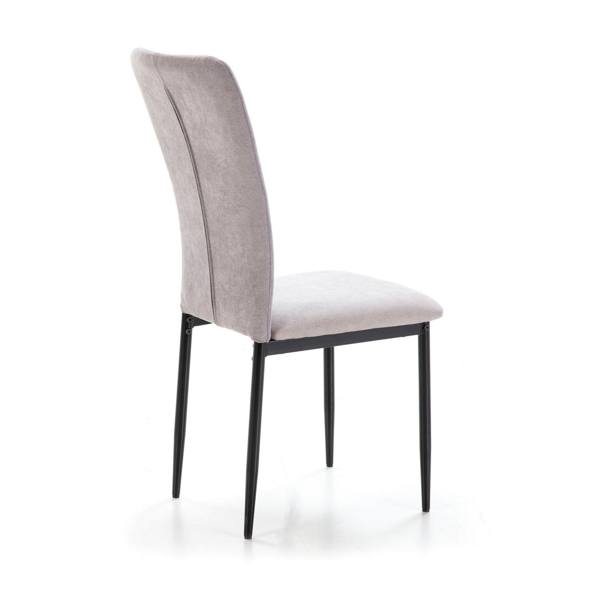 ESSZIMMERSTUHL Holly Grau 43/58/46 cm 4er-Set - Grau, Textil (58/46/43cm) - Calicosy