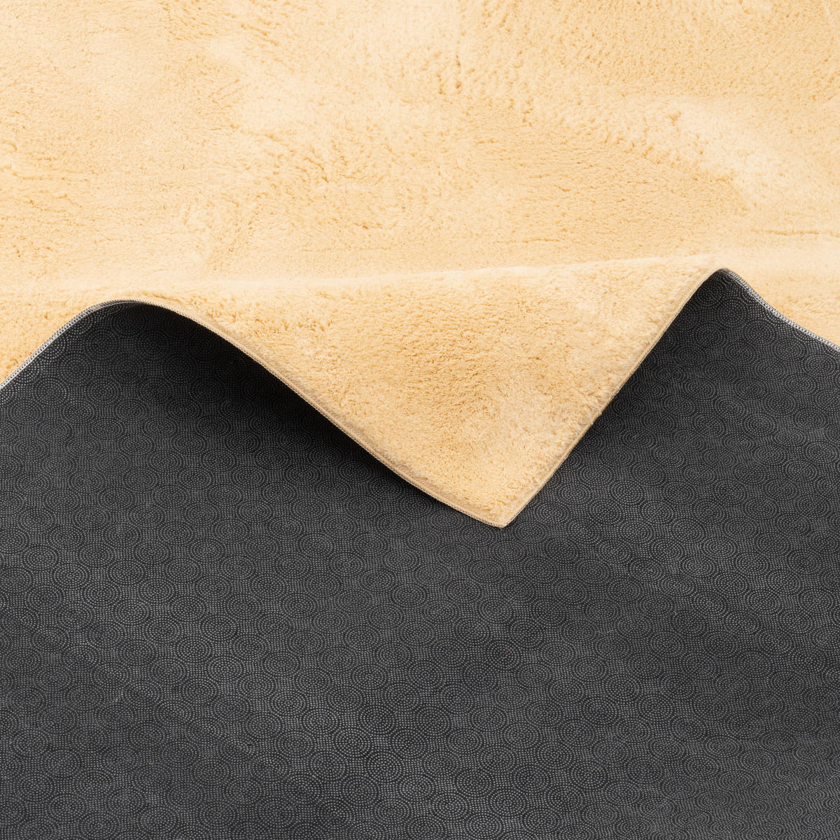 FELLTEPPICH SUPER SOFT PEARL - Gelb, Textil (140/200cm) - Pergamon