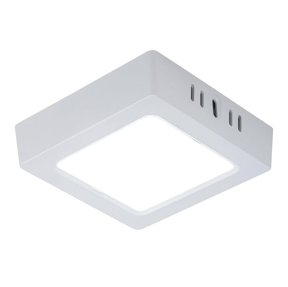 LED WANDLEUCHTE Aufbau Weiß - Weiß, Kunststoff (12/3/12cm)