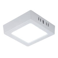 LED WANDLEUCHTE Aufbau Weiß - Weiß, Kunststoff (12/3/12cm)