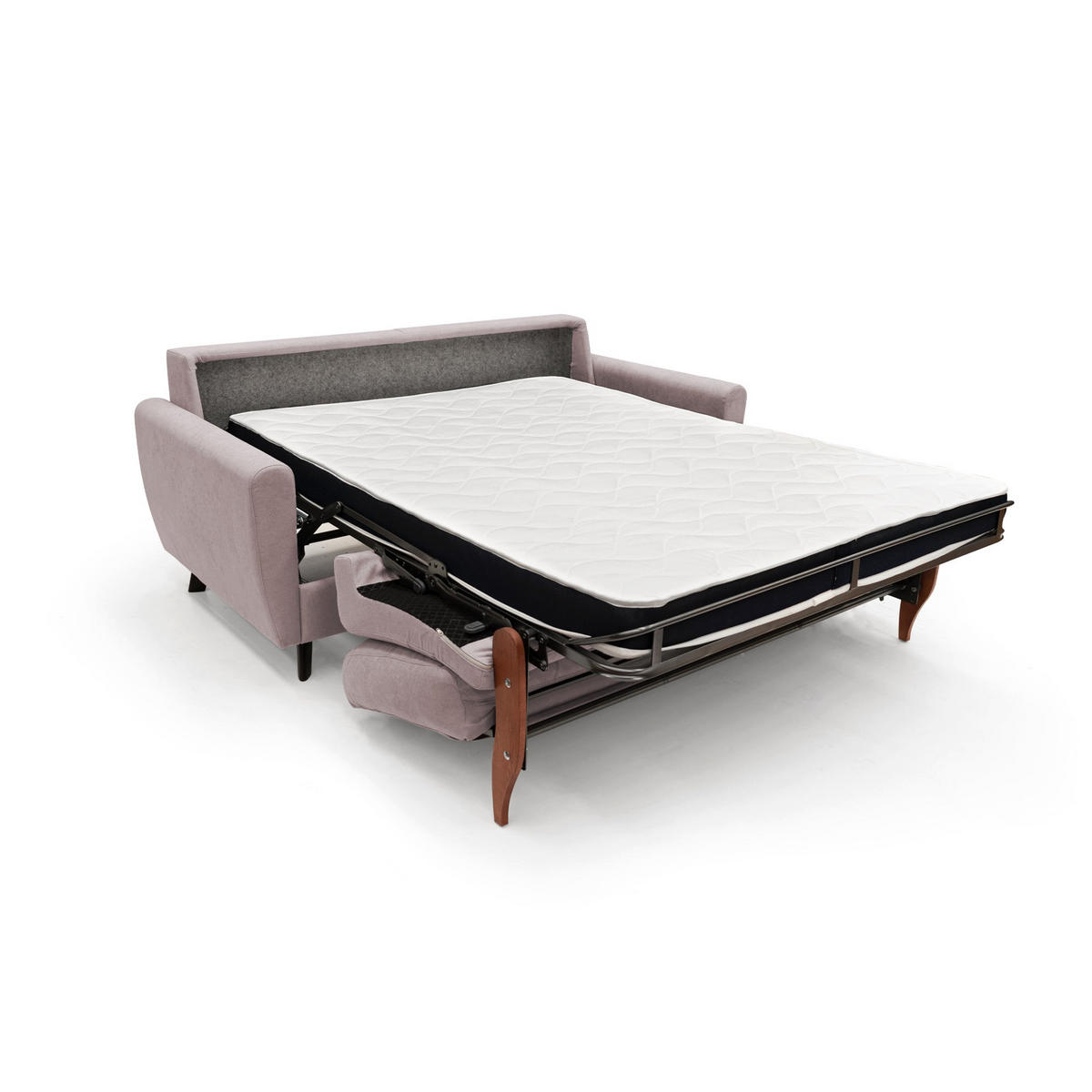 SCHLAFSOFA Callisto - Rosa, Textil (188/97/96cm) - Divani.store