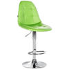 BARHOCKER Metall grün - Grün, Textil/Metall (47/58/56cm) - CLP
