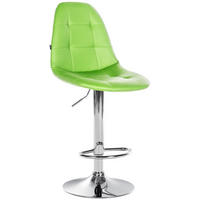 BARHOCKER Metall grün - Grün, Textil/Metall (47/58/56cm) - CLP