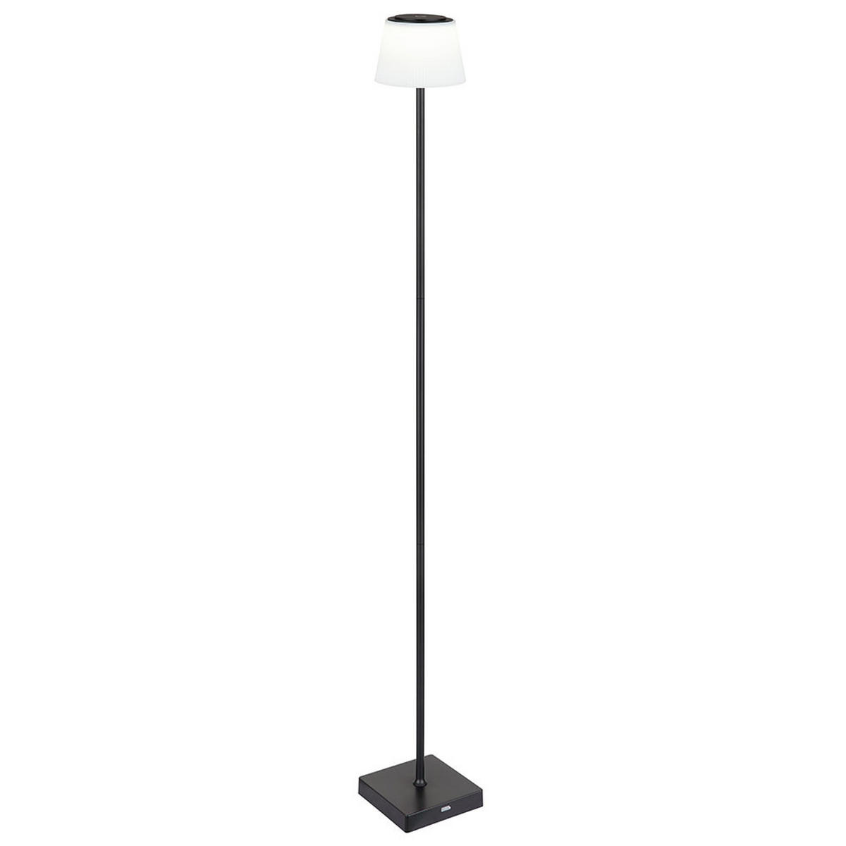 LED STEHLEUCHTE Gregoir Schwarz - Schwarz, Metall (14/14/120cm) - Globo Lighting
