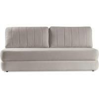 SCHLAFSOFA 3-Sitzer Orin mit Schlaffunktion, Beige - Beige/Schwarz, Textil (211/93/103cm) - Beautysofa