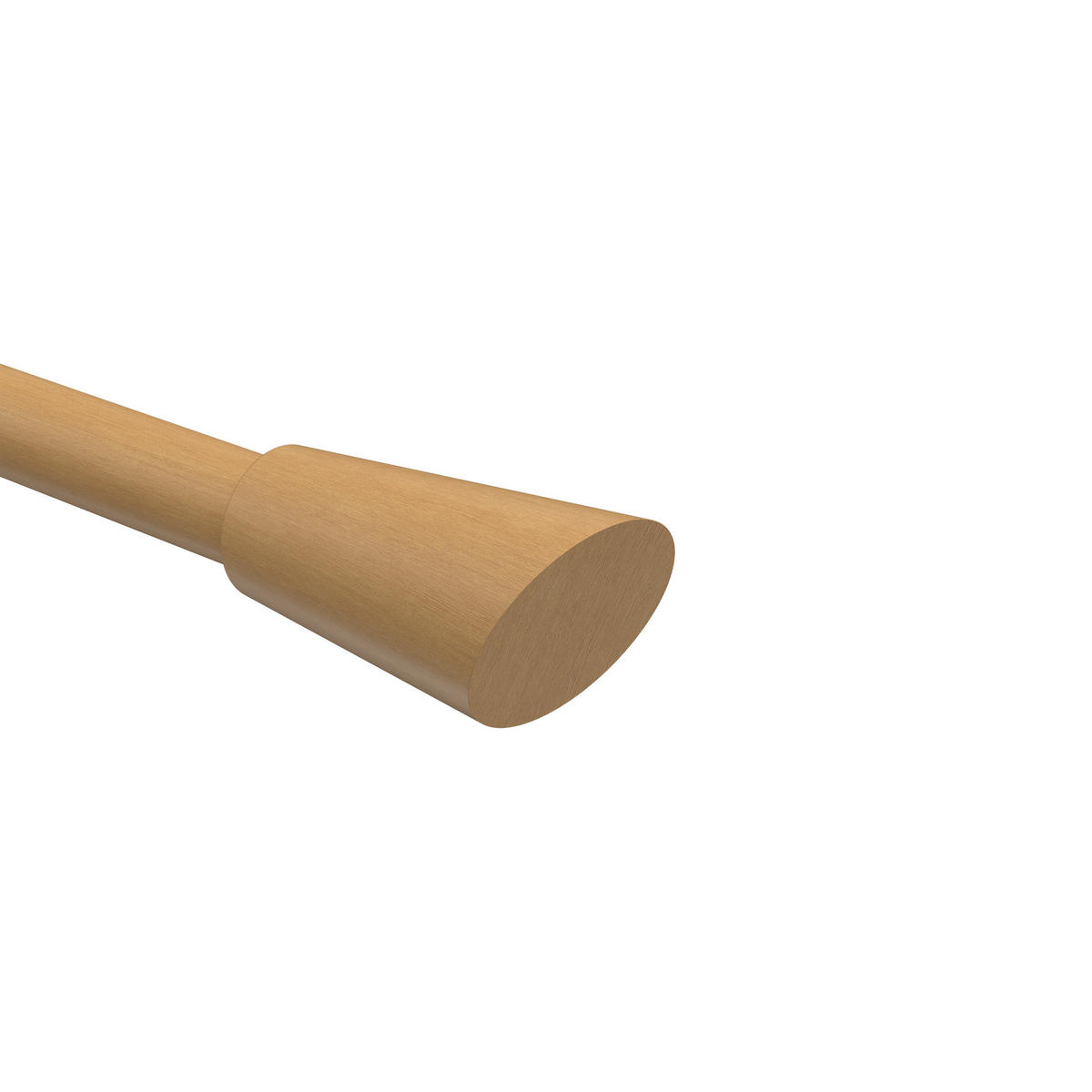 ENDSTÜCKE FÜR GARDINENSTANGEN 20 mm Ø, Bero Buche, Packung 2 Stück - Buchefarben, Holz (6.8/4/4cm) - INTERDECO