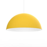 HÄNGELEUCHTE - Gelb, Metall (40/40/20cm) - Lumicom