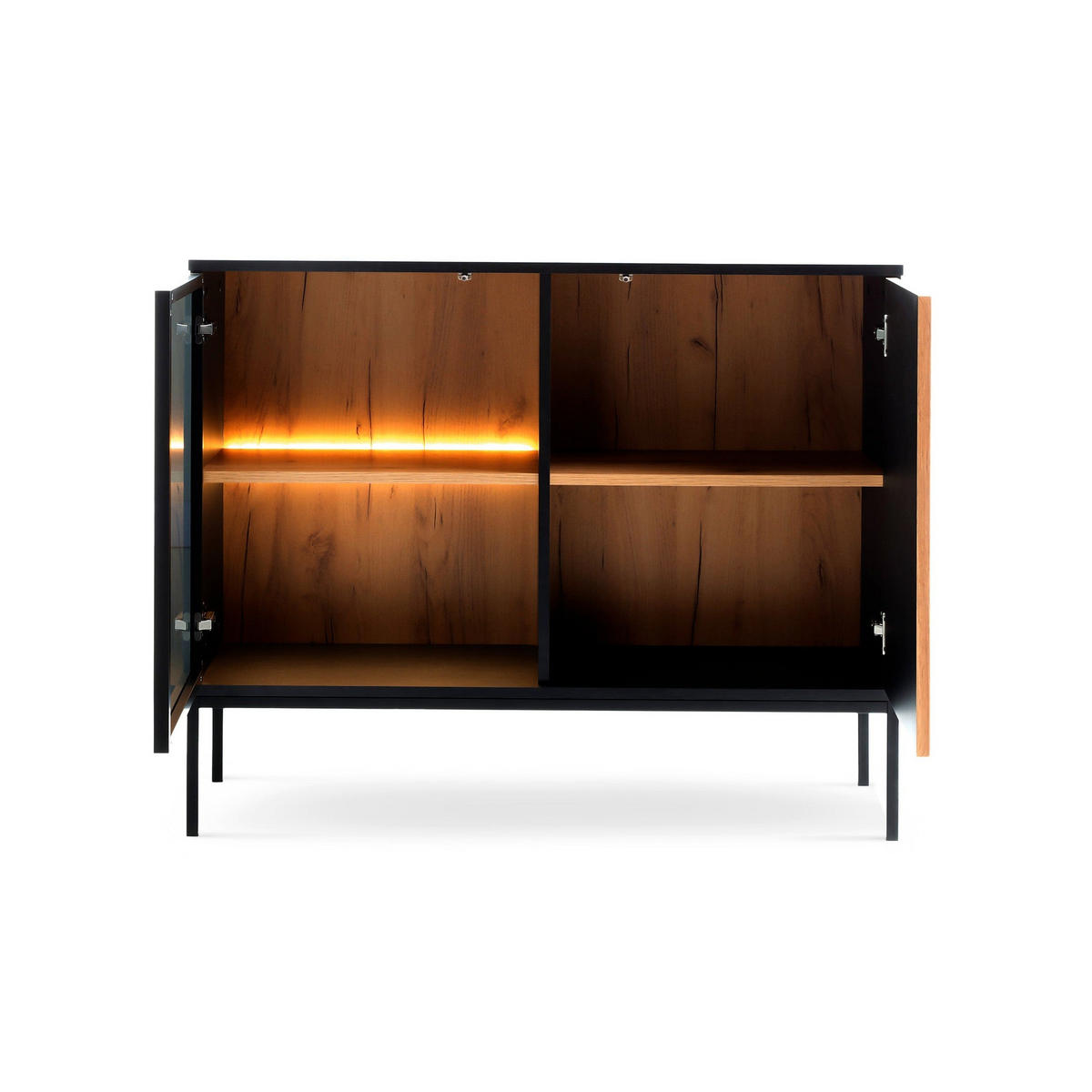 KOMMODE Lampy Kaschmir - Hellgrau, Holzwerkstoff (104/83/39cm) - Pillovely