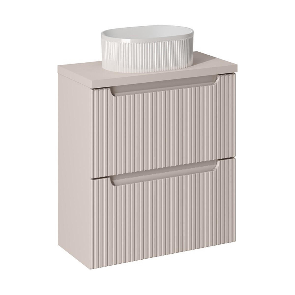 WASCHTISCHKOMBI 80 cm 3 Teile Nova Cashmere N BM159 in Kaschmir/Matt - Kaschmir, Holz (80/57/40cm)