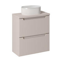 WASCHTISCHKOMBI 80 cm 3 Teile Nova Cashmere N BM159 in Kaschmir/Matt - Kaschmir, Holz (80/57/40cm)