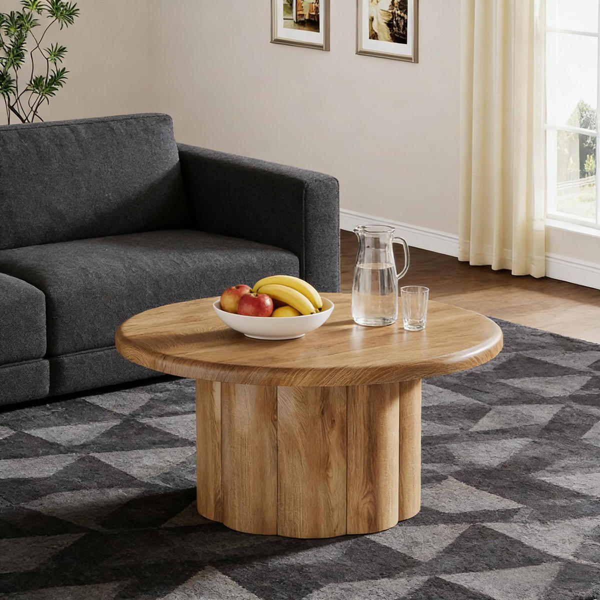 COUCHTISCH Braun 80/80/45.5 cm - Braun, Holzwerkstoff (80/80/45.5cm) - PANGIVO