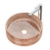 WASCHBECKEN Glas Roségold Rund 36/ 36/ 11,2 cm - Roségold, Glas (36/11.2/36cm) - EMKE