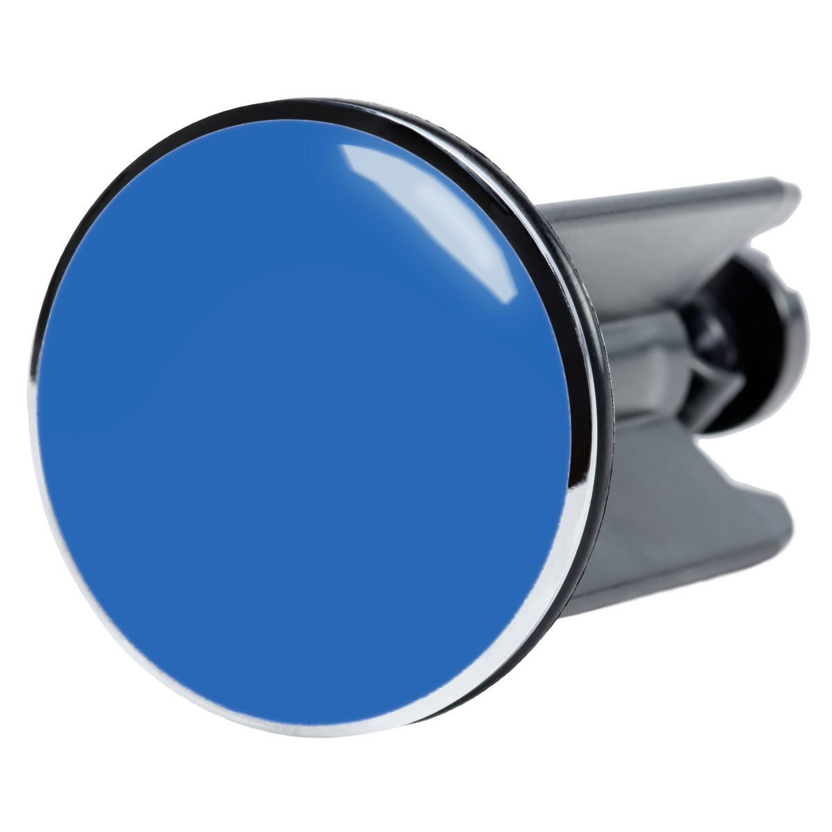 WASCHBECKENSTÖPSEL Blau - Blau, Kunststoff/Metall (4/7/7cm) - Sanilo