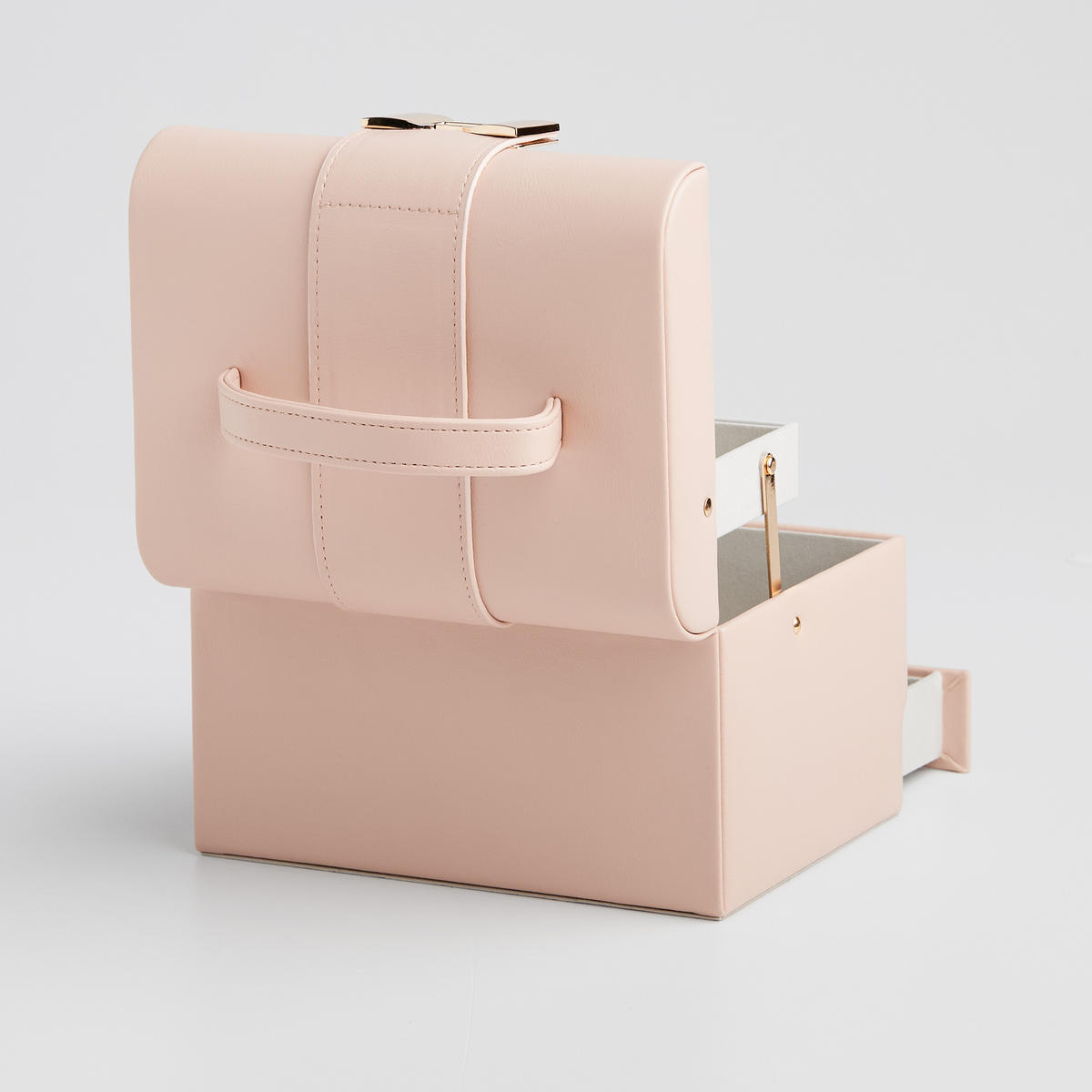 SCHMUCKKÄSTCHEN Margetis - Hellrosa, Kunststoff (15.8/13.5/20.3cm) - home&you